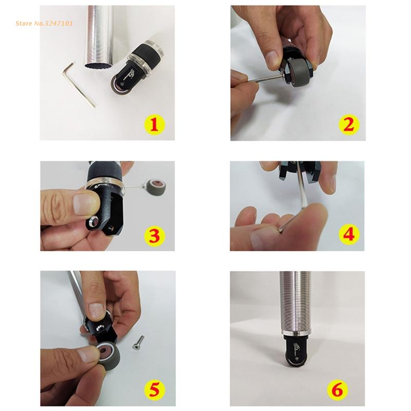 Fiets Zadelpen Mount Extra Wielen Vouwfiets Wiel Roller Voor 28-32Mm/1.10-1.26Inch id Ronde Buizen