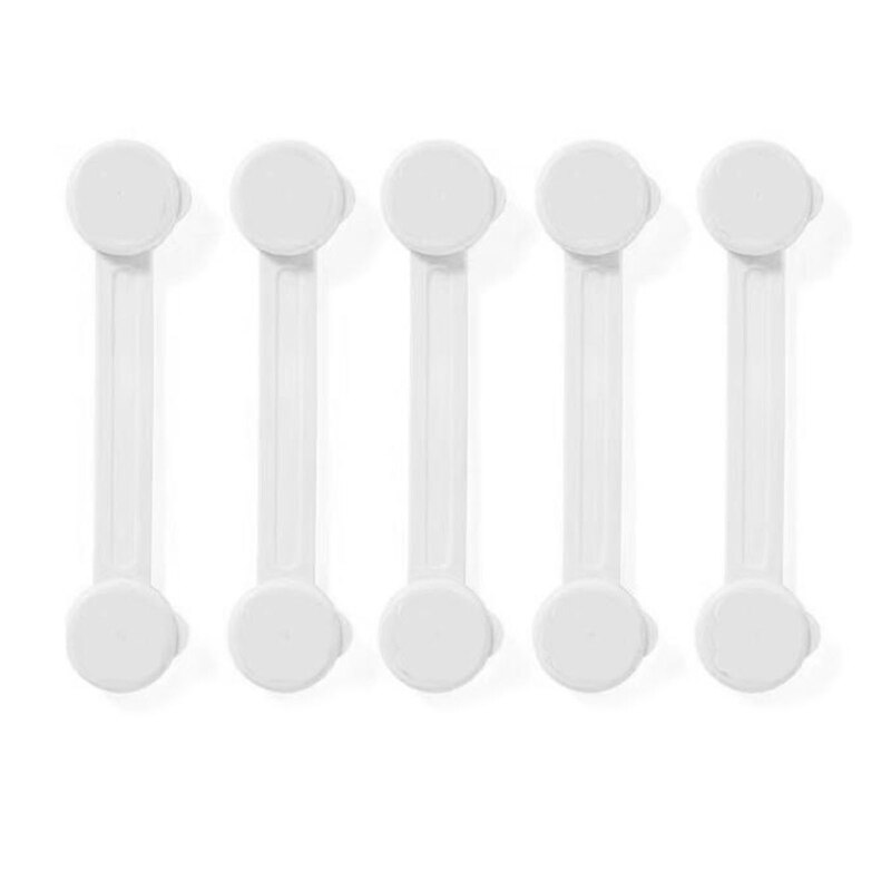 5 Pcs Child Safety Locks Baby Drawer Security Lock Protection Cabinet Refrigerator Anti-pinch Lock Buckle: A