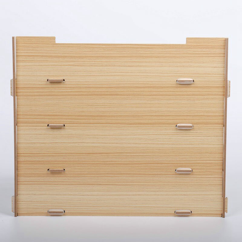 Sector Desktop File Organizer Wood Document Holder Letter Tray 4 Layers for Office School Home Use Office Supplies