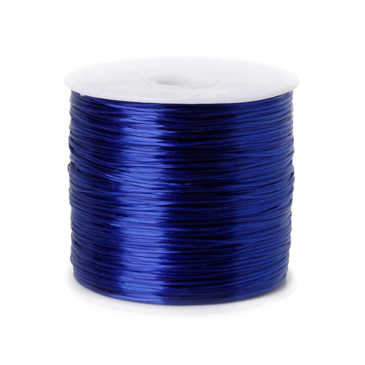 0.7mm 1 rol /50m elastische draad ronde kristallijn nylon rubber rekbaar koord voor het maken van sieraden kralen armband 15 kleuren