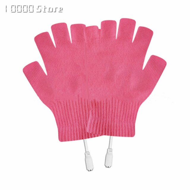 Winter Elektrische Verwarming Handschoenen Thermische Usb Verwarmde Handschoenen Elektrische Verwarming Handschoen Verwarmde Handschoenen: Roze