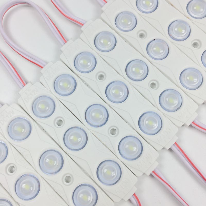 10 stks/partij 2835 smd led module 3 leds DC12V 1.5 w Waterdichte LED module licht voor kanaal brief en reclame led sign