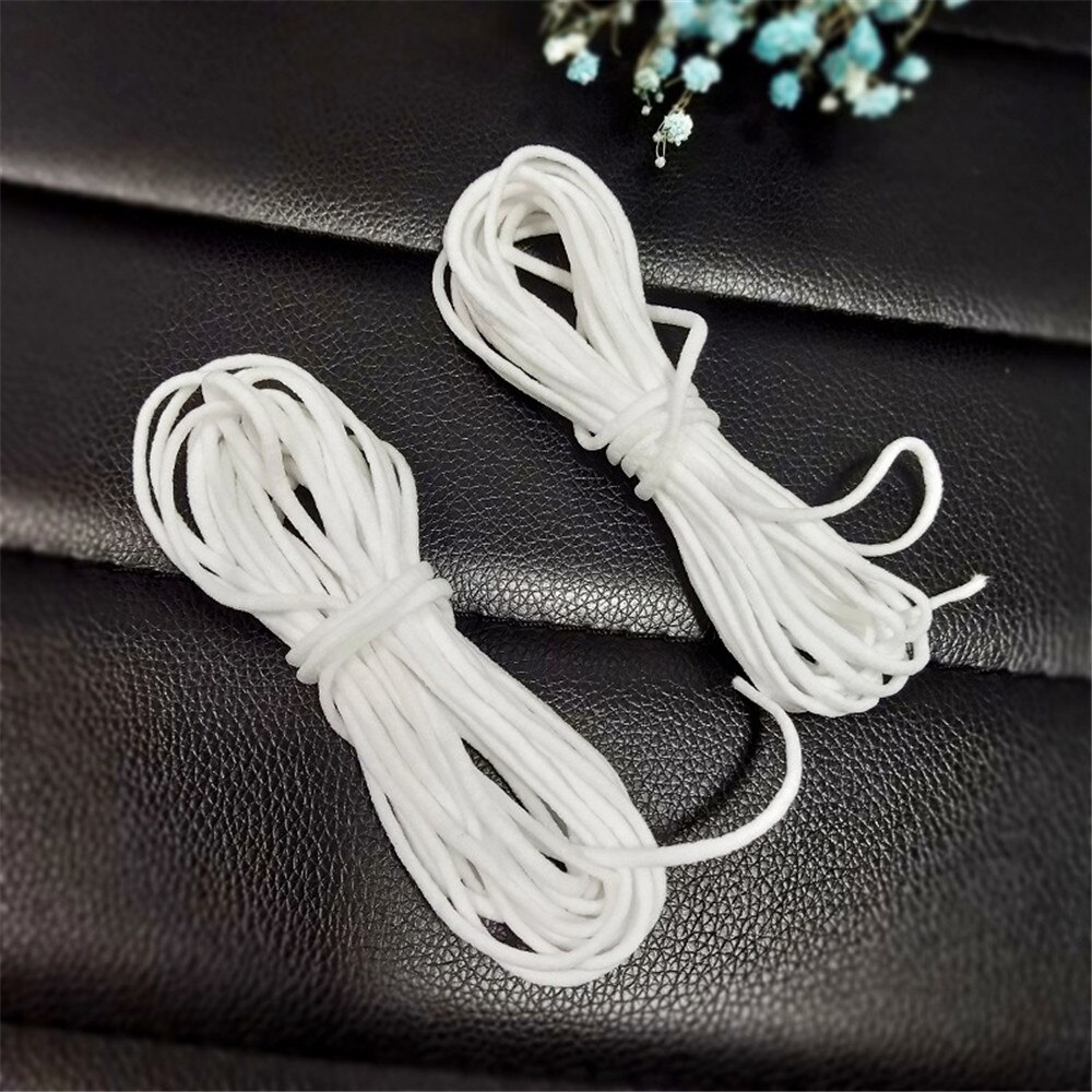 10-100M Elastic Bands for Mask Knitted Craft Sewing Elastic Cord Mask Sewing Stretch Rope Elastic Bands for Masks Sewing Tools