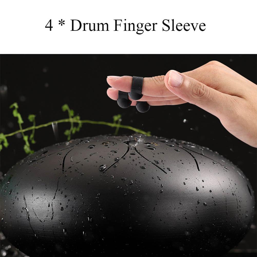 4 stk tromme finger ærme bankende spille finger cover til stål tunge tromme hurtig tromme finger ærme