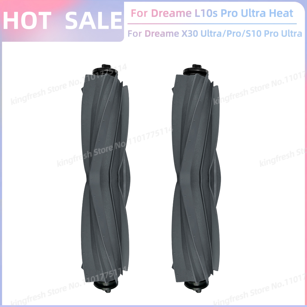 Compatible avec (Dreame L10s Pro Ultra Heat / X30 Ultra / L10s Ultra Gen 2 , Mova E30 Ultra) Pièces Rouleau principal Brosse latérale Filtre Chiffon de nettoyage Sac à poussière Accessoires: vert clair