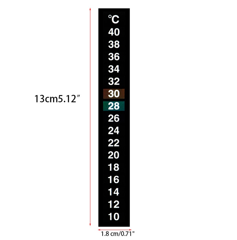 1 pièces Aquarium numérique Aquarium Aquarium réfrigérateur thermomètre autocollant température température mesure autocollants outils pour Aquarium réfrigérateur