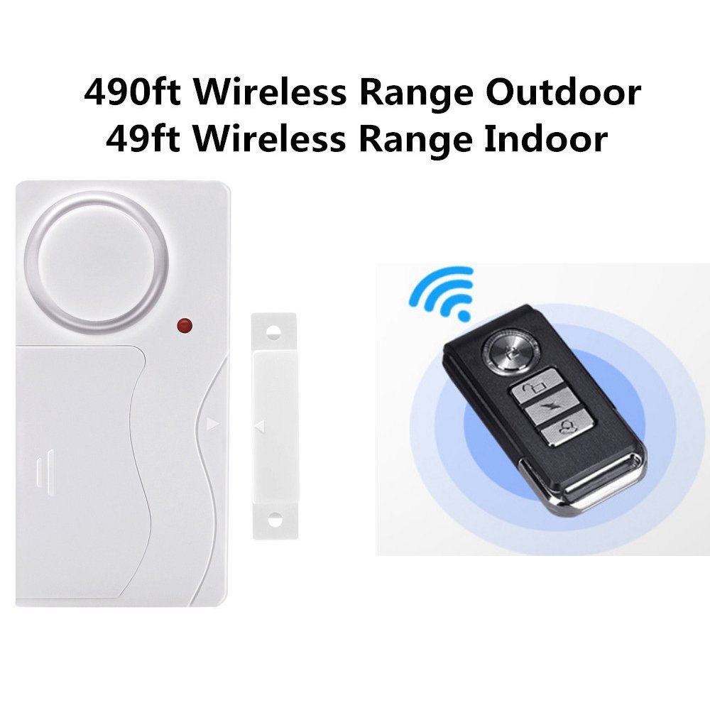 Wsdcam Door Window Alarm Systems Security Home Wireless Alarms Anti-Theft Remote Control Alarm and Host Sensor Door Alarma