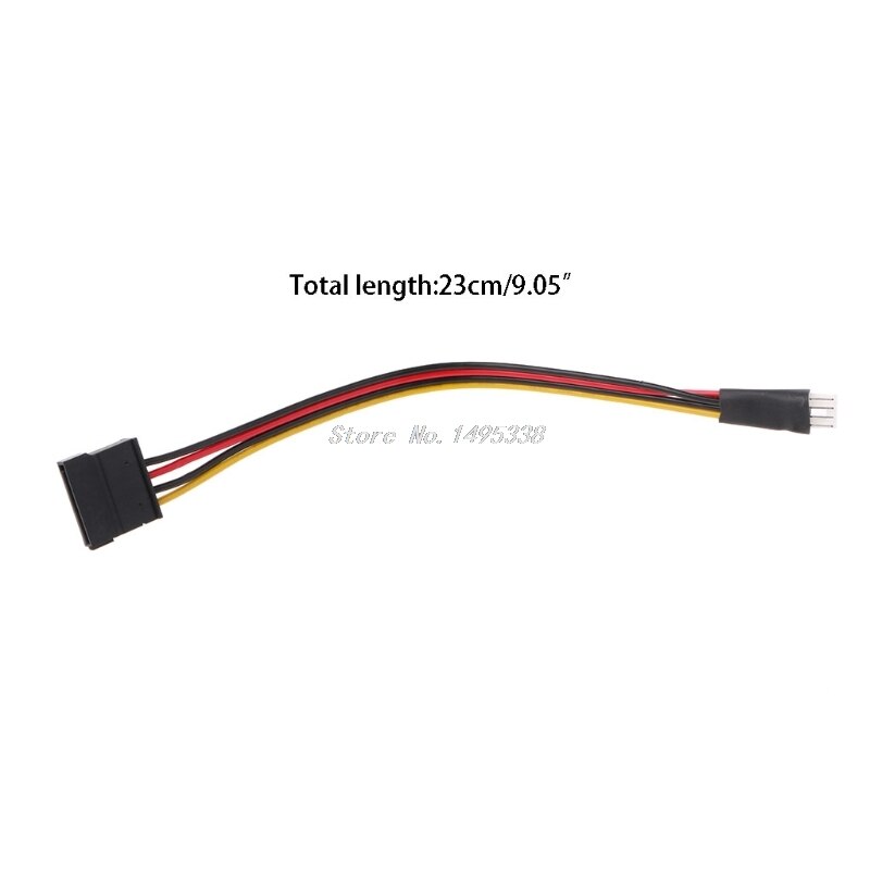 Adaptateur de disque dur FDD SATA mâle à 15 broches, convertisseur, câble d&#39;alimentation de 20cm, , directe,