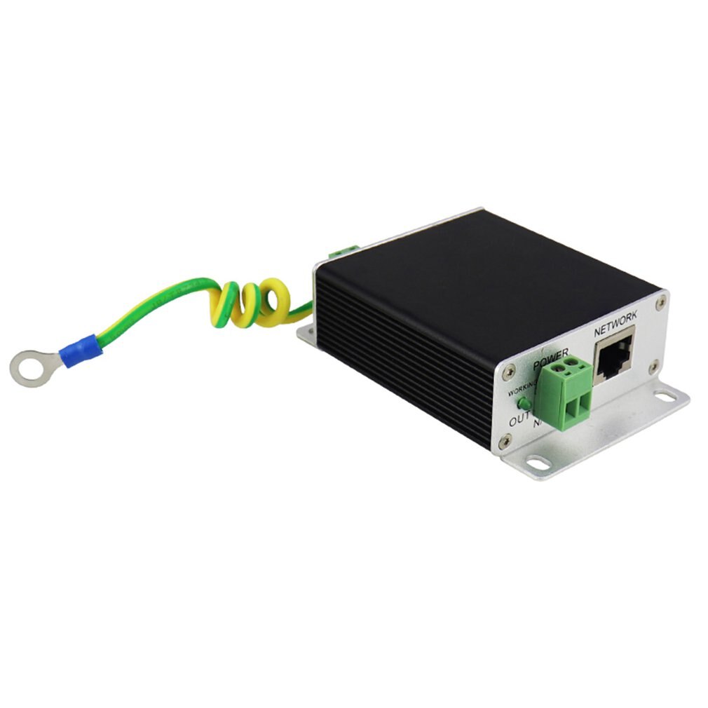 2-in-1 Network Power Supply Network Camera Arrester YF-BD220 Network Lightning Protection Device Surge Protective Device