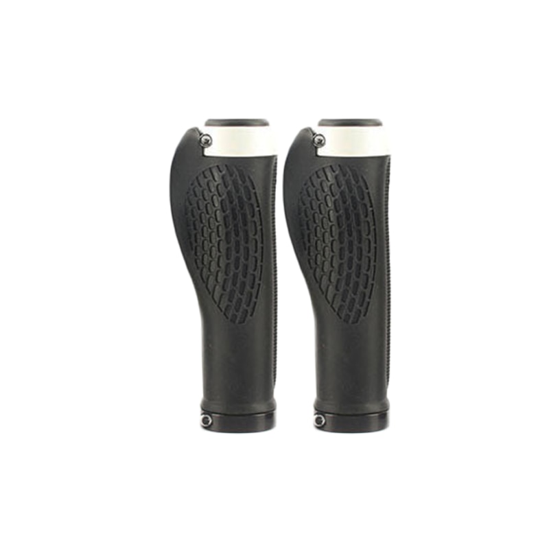 Ergon bar ende håndtag greb cykel mountainbike mtb ergonomisk 1 par: Hvid