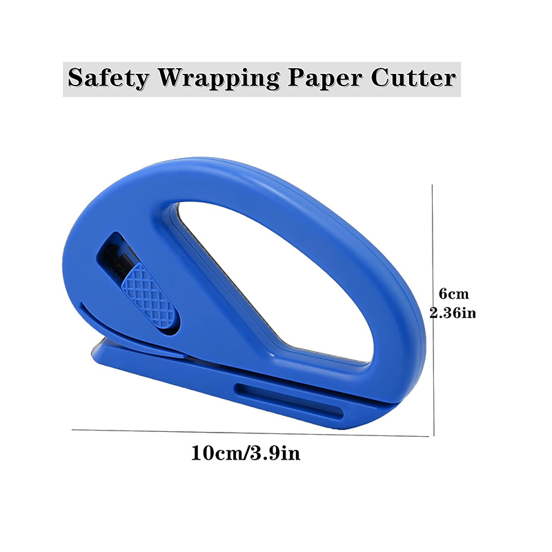 3Pcs Wrapping Paper Cutter Wrap Film Cutter Safety Paper Cutting Tool for Window Tint Car Wrap Craft Making