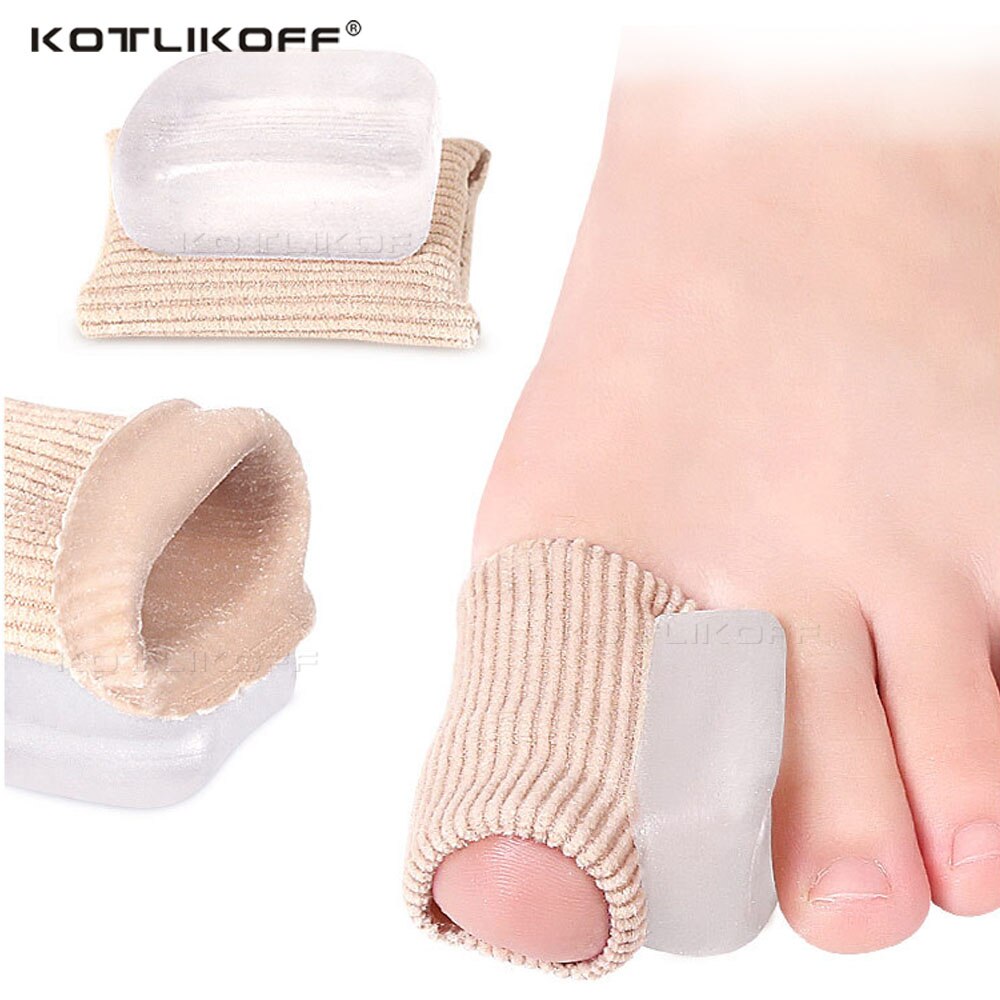 2Pcs Siliconen Voet Teen Separator Richter Hallux Valgus Pedicure Corrector Voetverzorging Bunion Bone Duim Valgus Beschermer Tool