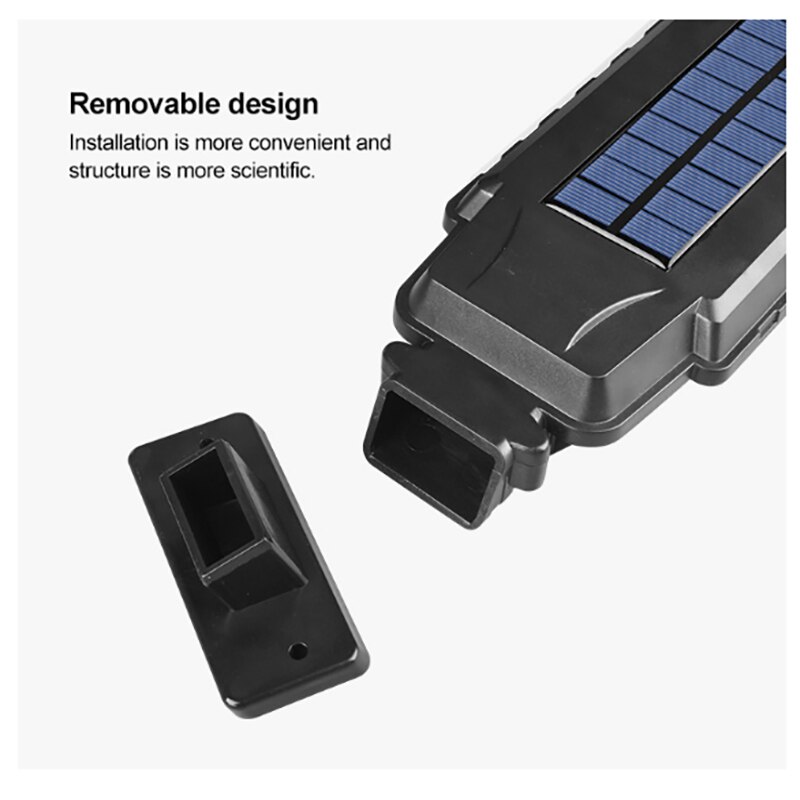 Solar led lys udendørs wall street luz con sensor de movimiento murale armatur moderne have gårdhave belysning lamper