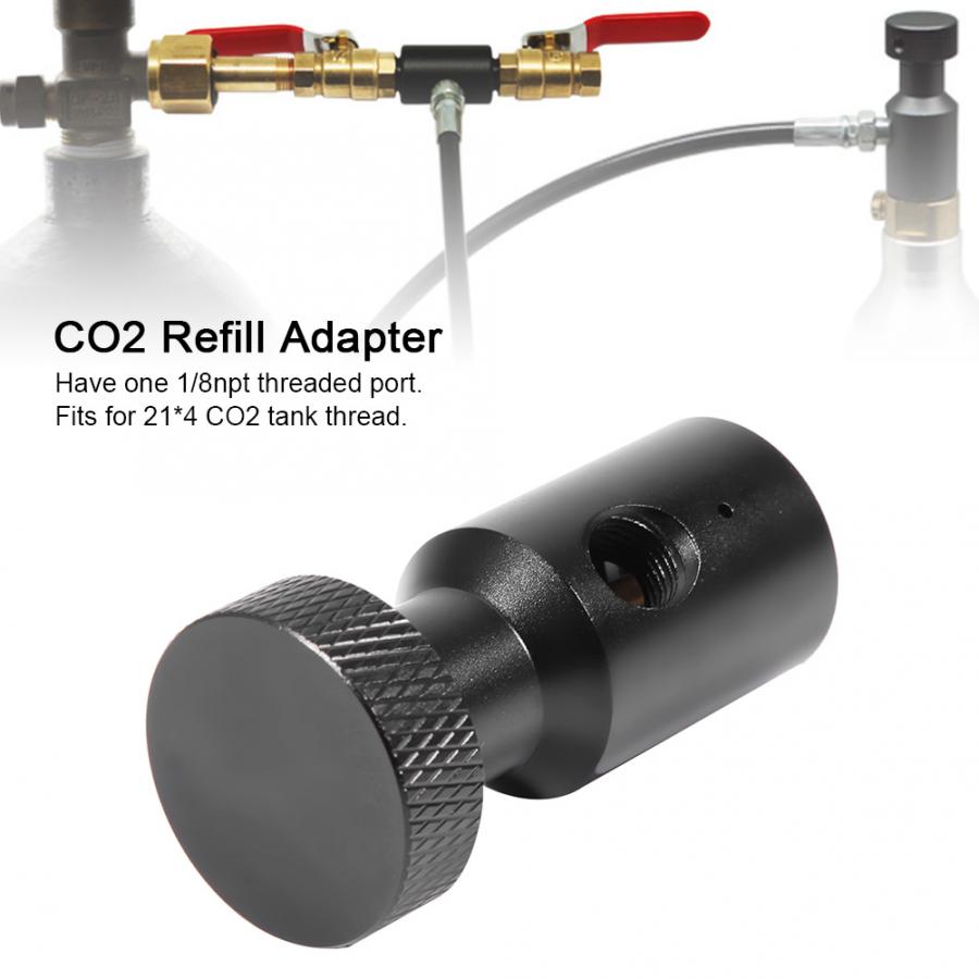 Gjæringe 1/8 npt  co2 karbonator sylinder tank på / av påfyllingsadapter til sodastream  tr21*4 gjæringstemperatur tank