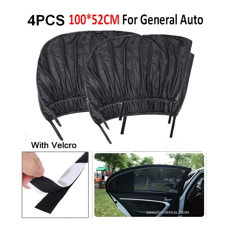 2Pcs sombrinha janela do carro para o cliente vip: 4pcs 100x50 for most