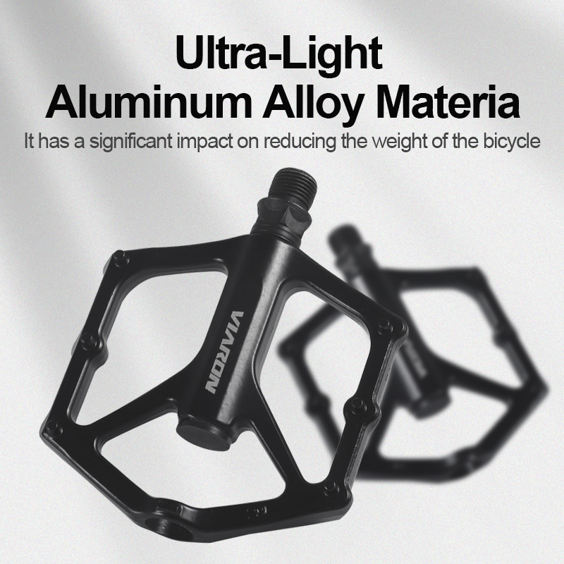 Superleichte Fahrradpedale aus Aluminiumlegierung, rutschfest, 12 Nagel, MTB, Fahrrad, Trittbrett, Lager, dünnes Pedal, Fahrradzubehör