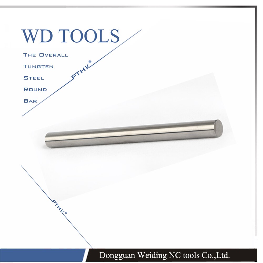 Barra de carburo de tungsteno de alta dureza Barra de carburo de tungsteno de 1 piezas 2,5X100 HRC65