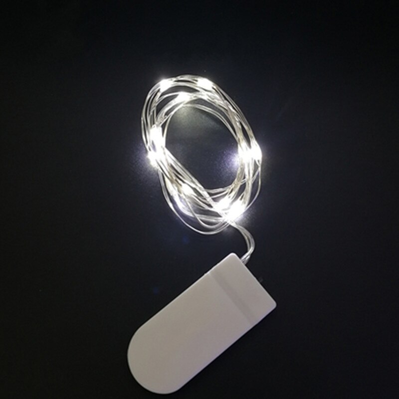 Led-lichtsnoer 3m 2m knoppen 5m op batterijen werkend, voor kerstversiering op bruiloften en andere gelegenheden.