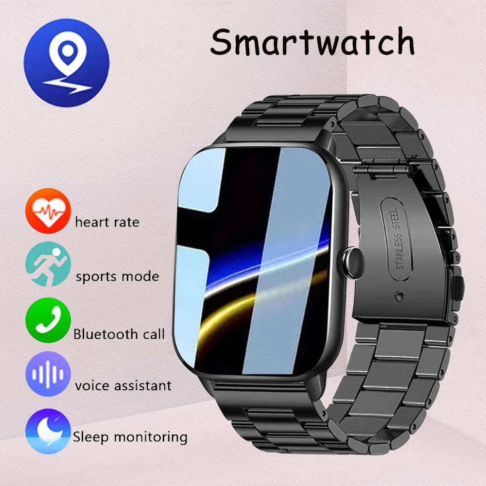 Reloj brillante GTS de , 1,73 pulgadas, 128x160, llamada Bluetooth para niños y niñas, esfera de Fitness, recordatorio de personalización, brújula, relojes inteligentes