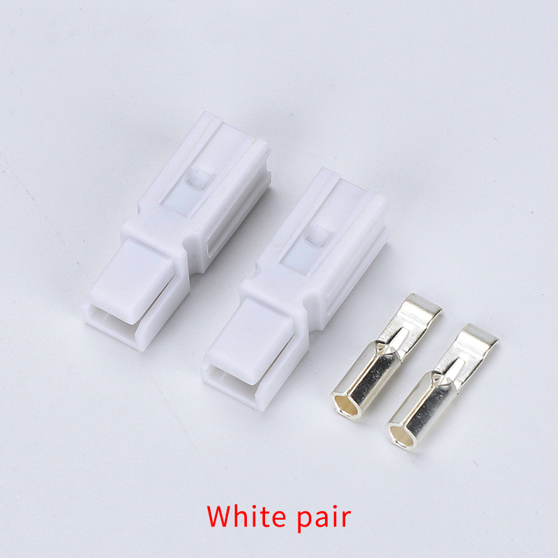 15A/30A/45A/75A 120A Ampere Stecker 600V Für Anderson Powerpole Stecker Mit Gummi Staub Abdeckung Ärmeln für Elektrische Ausrüstungen: Weiß / 2P