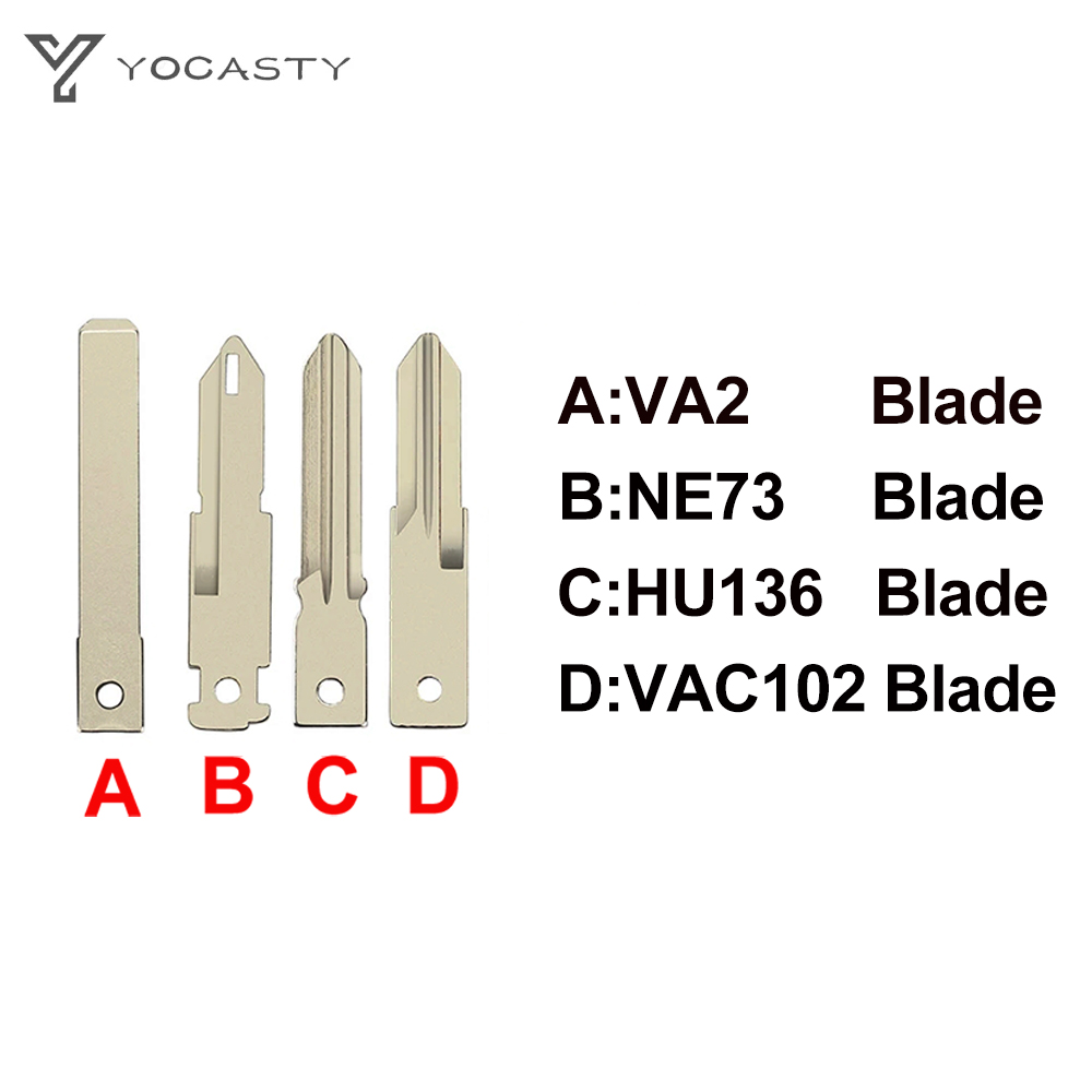 YOCASTY carcasa para llave remota para Renault Clio Modus Kangoo Master Vauxhall Trafic Twingo Movano Vivaro Primastar Logan Sandero