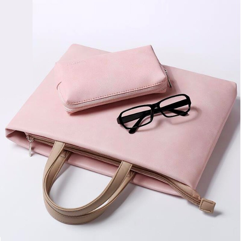 Business Mannen Vrouwen Aktetas Tas voor Laptop Tas Casual Man Bag Schoudertassen Business Document 15 Inches