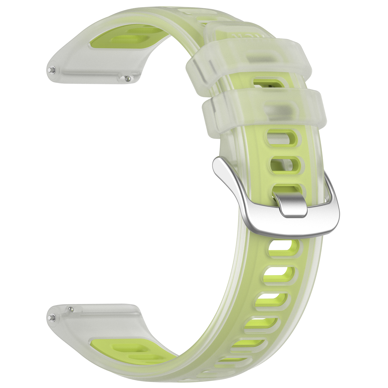 20mm 22mm Silicone Strap For Huami Amazfit Bip6 Bip5 Bip3 Bip 3 5 6 Lite S U Pro Unity Jelly Color Accessories Replacement Band: 22mm / Light Green