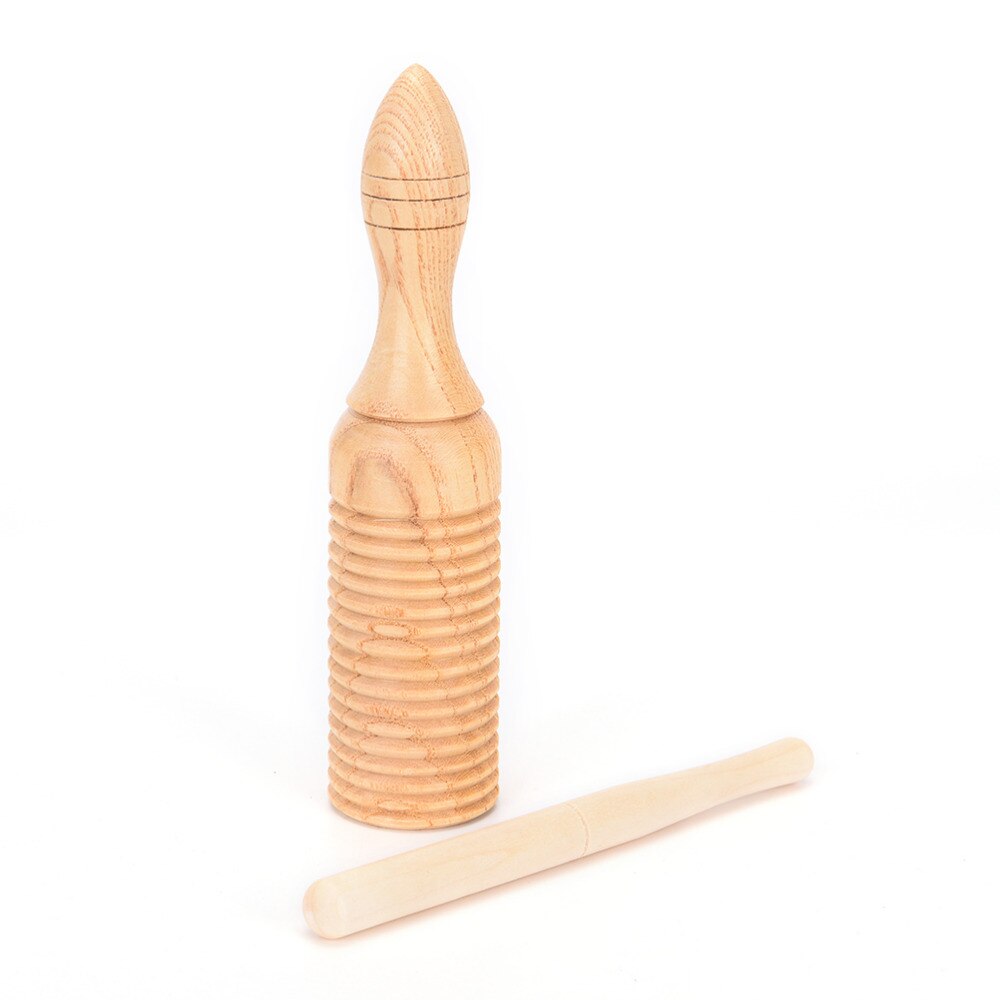 Irin 2 Stks/set Geluid Buis Houten Crow Sounder Musical Speelgoed Percussie-instrument Speelgoed Muziekinstrument