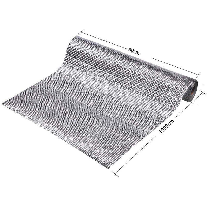 Aluminium plaqué tiroir et étagère doublure cuisine Anti-encrassement réfrigérateur armoire tapis 60X1000CM