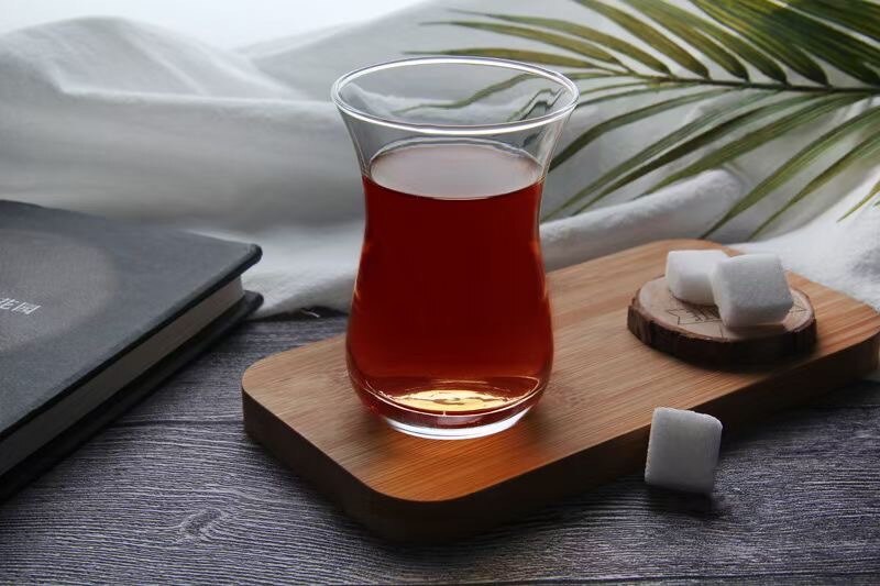 Turkey Middle East Arabian Red Tea Cup Glass Milk Tea Cup Transparent Glass Small Coffee Tea Cup Water Cup: 504