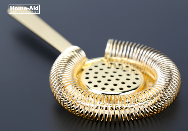 Colador de cóctel Hoffman, colador de Bar, colador de lujo para cóctel, bebida, Bar, herramienta, coctelera, Bar, colador de hielo: Gold