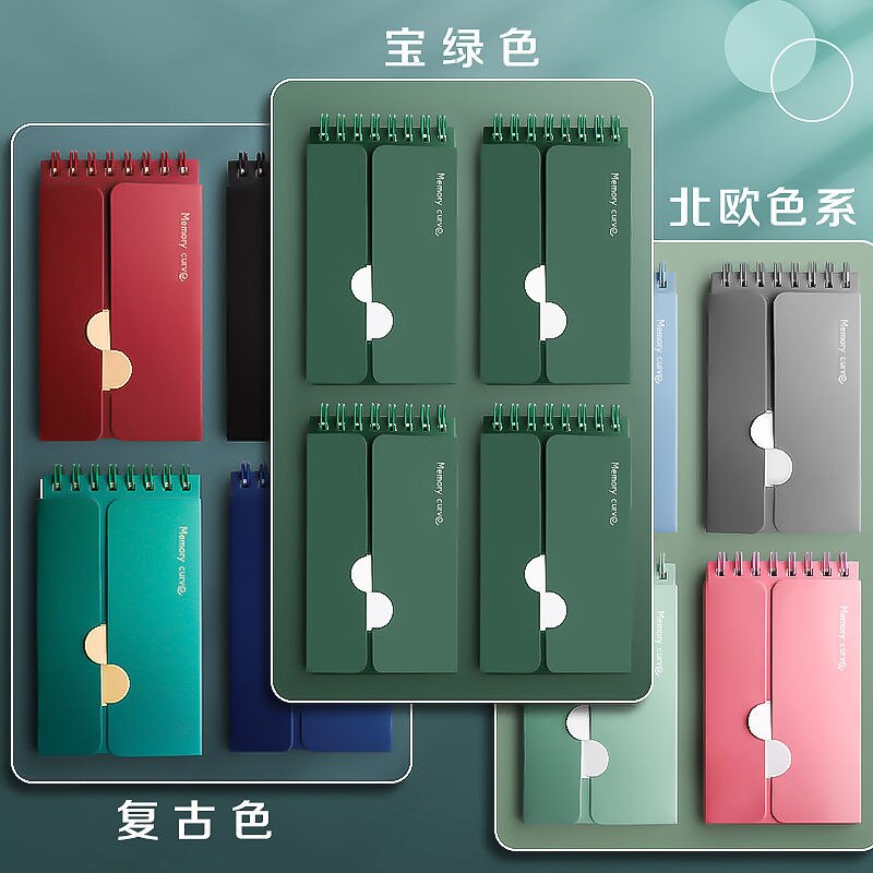 Mini cuaderno de notas con espiral para estudiantes y estudiantes, libreta pequeña portátil para hacer lista, cuaderno de viaje, planificador escolar, 4 Uds.