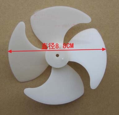 Piezas de refrigerador ventilador 4 Uds. Aspas 8,8 cm o 8cm