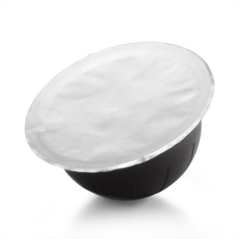 Engangs kaffekapsler kopp selvklebende aluminiumsfolie kaffekrus anti-skli matt filterkoppsett espresso kaffetrakter kopp #