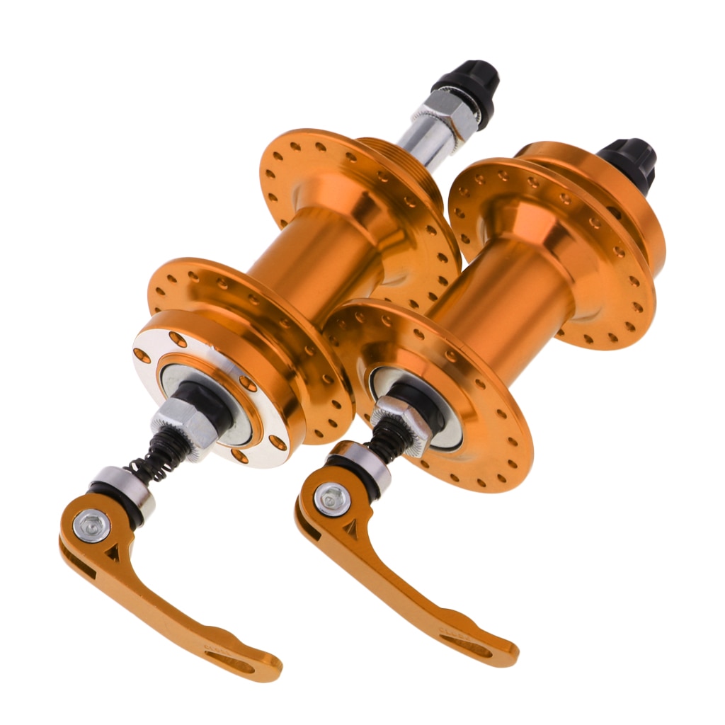 36H Aluminium Mtb Weg Mountainbike Hubs Set Disc Lager Voor Achter Hub Met Quick Release Hendel Spiesjes fiets Onderdelen