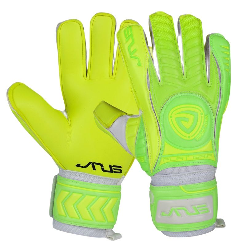 JANUS Soccer Goalkeeper Gloves With Finger Protection Thickened 4mm Latex Football Goalie Gloves Goal keeper Gloves