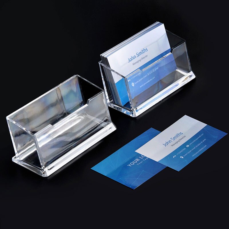 Business Card Holder Single Layer Double Layer Three Layers holdercard Holder Desktop Storage Transparent Simple