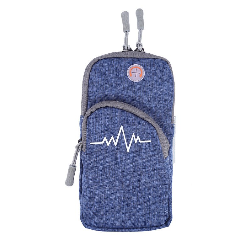 AUJA Running Phone Arm Bag attrezzature per il Fitness borsa a mano per esterni borsa da polso borsa da braccio sport per telefono cellulare con schermo da 4-6 pollici: Royal Blu