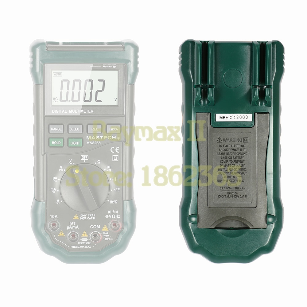 Mastech MS8268 Digital AC/DC Auto/Manual Range Digital-Multimeter mit hFE, Data Hold, Relative Messung und Automatische Abschaltung