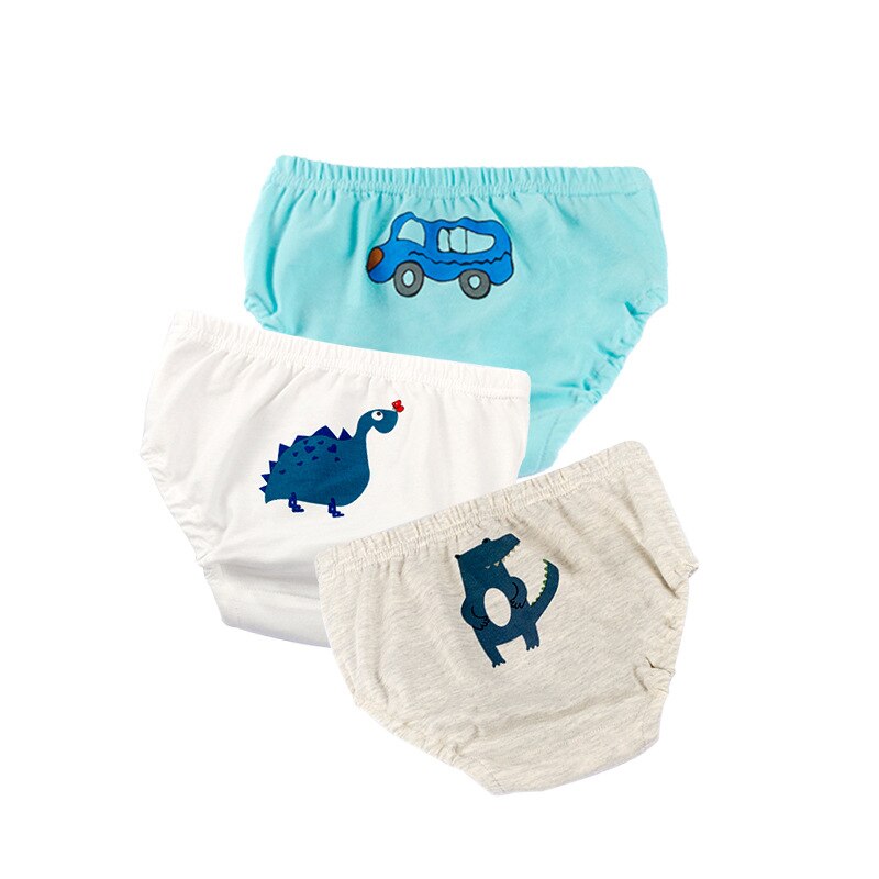 3Pcs/Set Baby Diapers Reusable Training Pants Washable Cloth Nappy Diaper Cotton Potty Panties Underwear