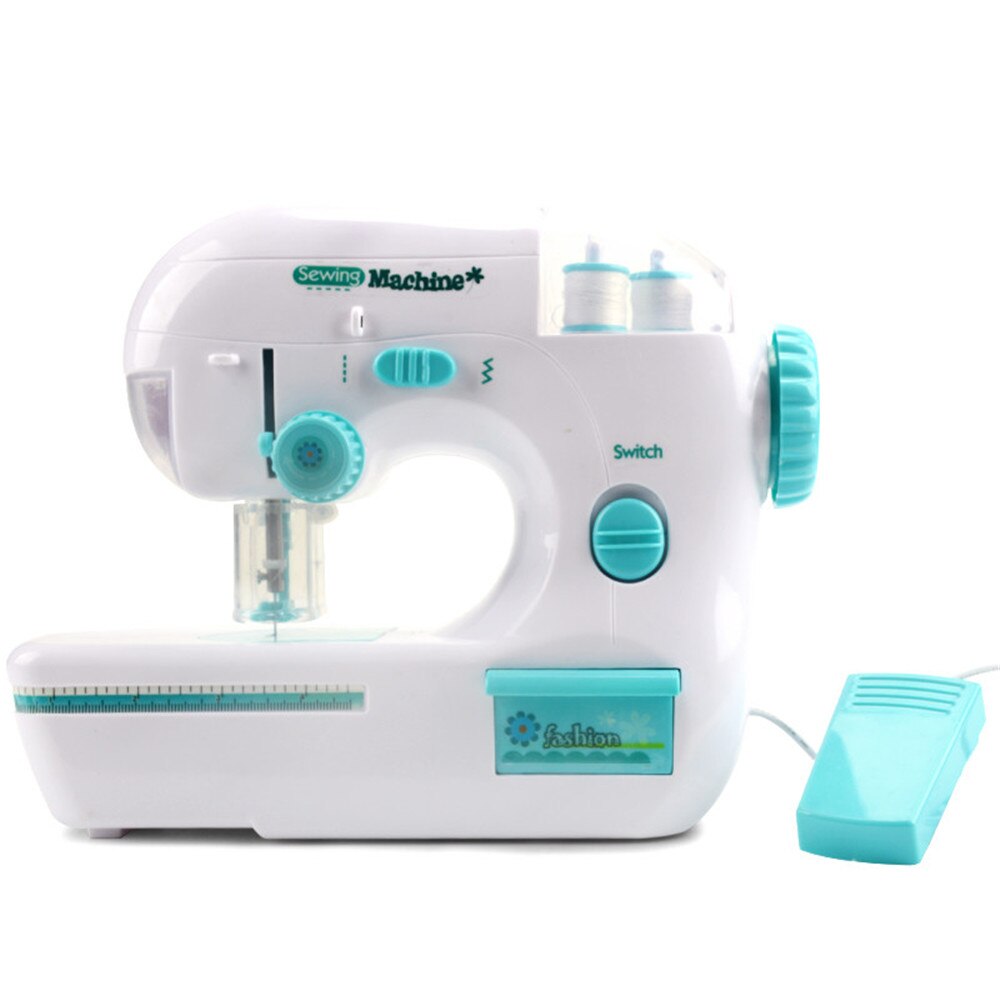 Máquina de coser para niños, máquina de coser eléctrica portátil de escritorio para hacer máscara, Mini máquina de coser