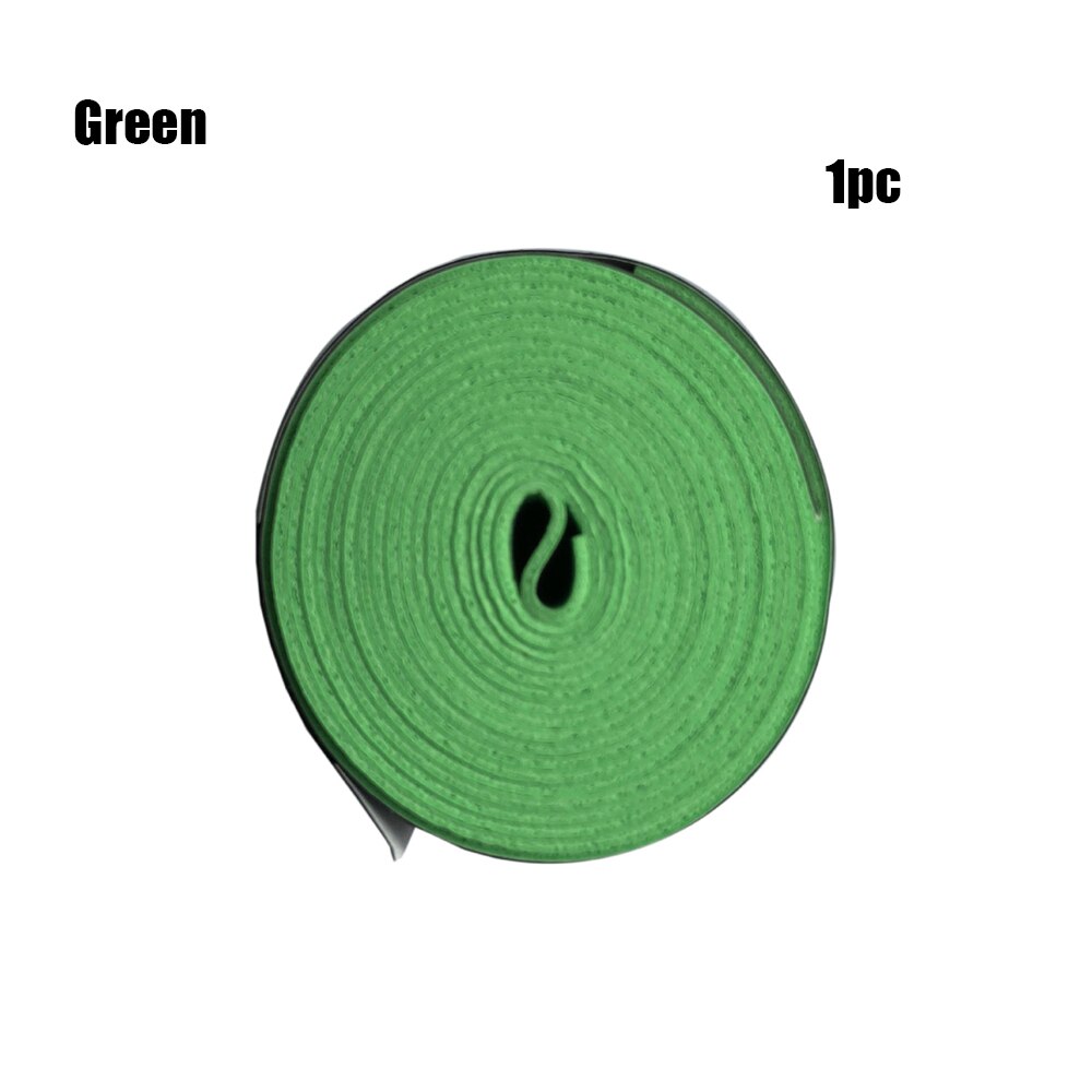 1/2 sztuk suche rakieta tenisowa Grip antypoślizgowe pot absorbowane okłady krany Badminton uchwyty rakieta wibracja Overgrip Sweatband sport: green
