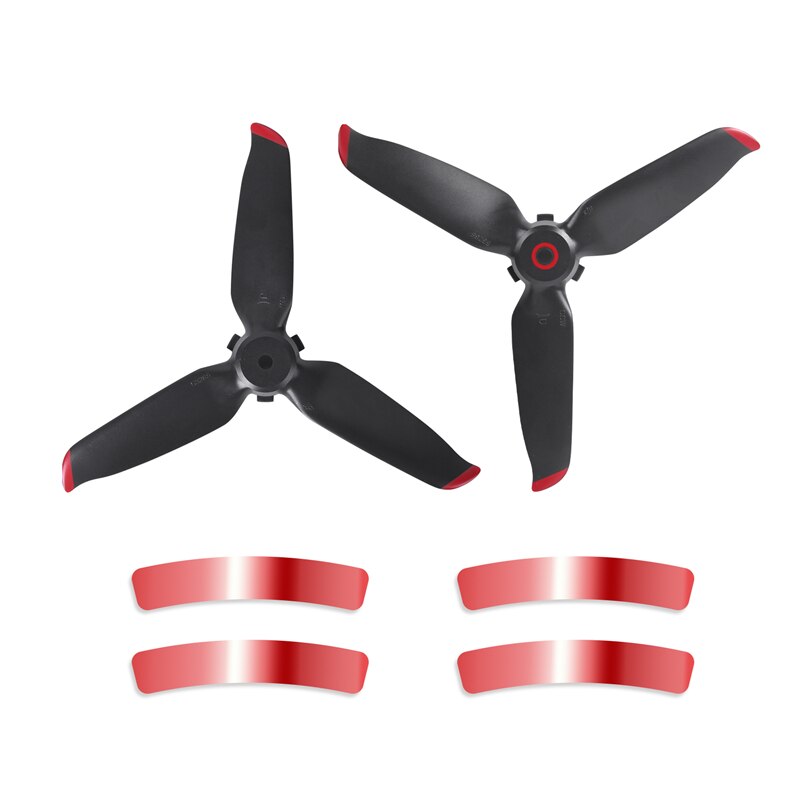 Quick Release 5328S Propellers for DJI FPV Combo Props Paddle Blade Replacement Wing Fan Spare Part for DJI FPV Drone Accessory: 1 pair red