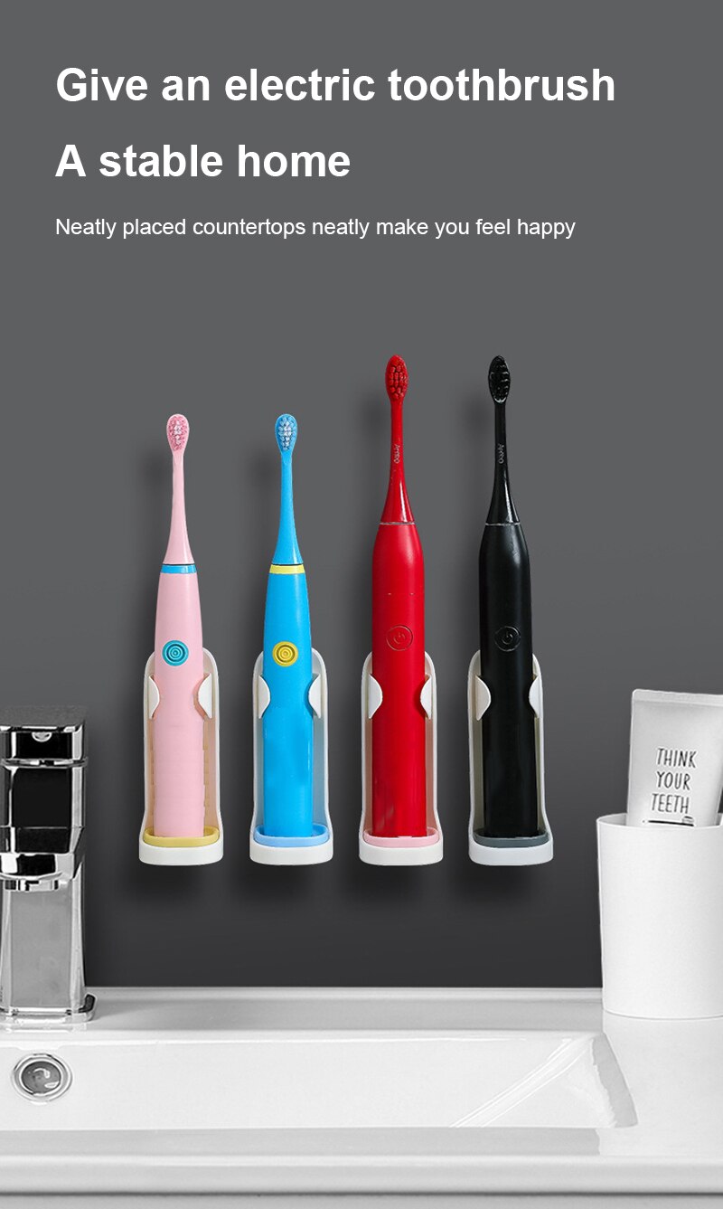Kreatywny elektryczny uchwyt na szczoteczki robić zębów bezśladowy szczoteczka robić zębów stojak ścienny stojak robić kąpieli organizator oszczędność miejsca pasztecik robić zębów
