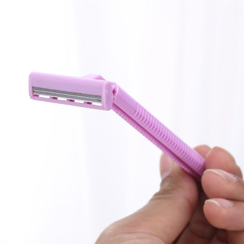 Dames scheermes schraper handvat met contour scheermesje scheermesje met mesjes beautytool accessoires