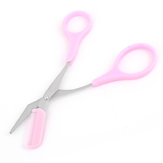 5 ''Beauty hair trim Vrouwen Wenkbrauw Schaar kam Wimper cosmetische make-up Meisje eye brow Trimmer Lady tool shear bruidegom