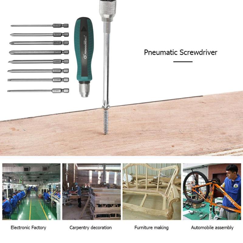 9pcs Screwdriver Set S2 Alloy Steel Replaced Precision Screwdriver Blade Heads Opening Repair Tool Kit