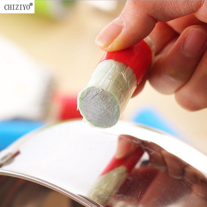 1pc Stainless Steel Rod Magic Stick Rust Remover Cleaning Wash Brush Wipe Pot For Wheel Hub Lron Pot Tableware CHIZIYO