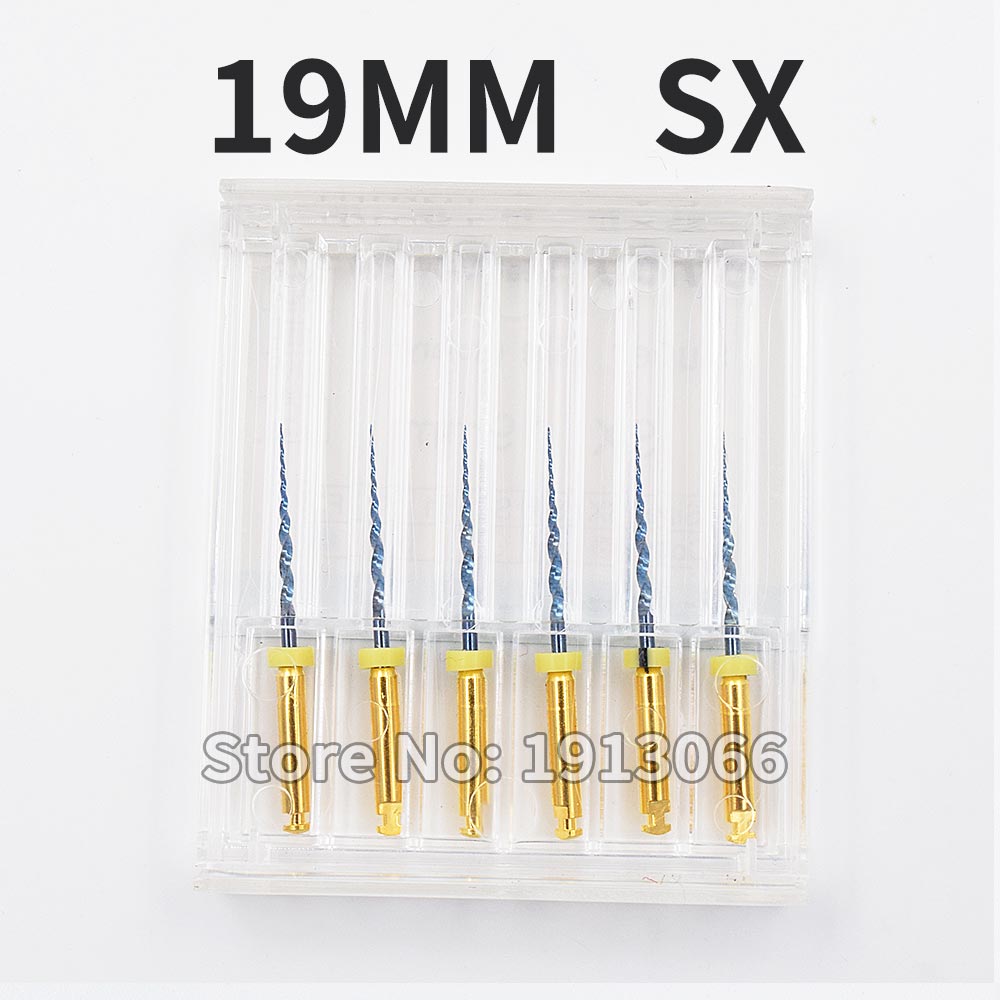 Dental endo files dental rotary endodontic files Use for Root canal: 19MM  SX