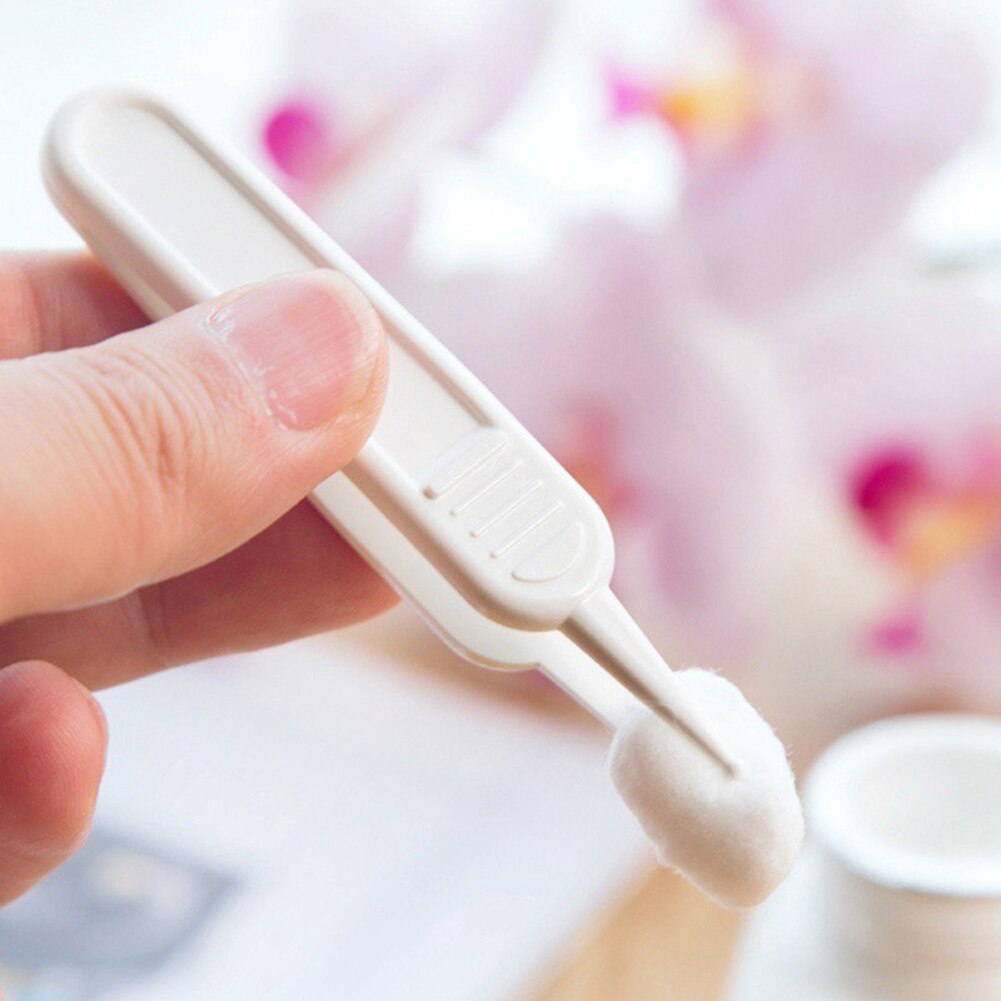 Baby rengøring pincet øre næse navle renser remover plastic led lys pincet kropspleje baby næse pincet rengøringsmidler